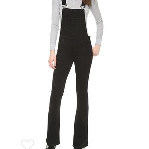 Paige Tavie Flare Black Overalls